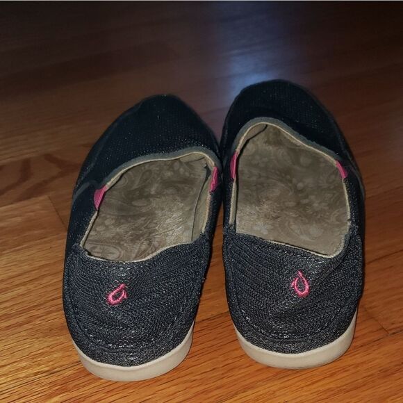 Olukai Waialua Gray Mesh Loafers - Picture 4 of 8